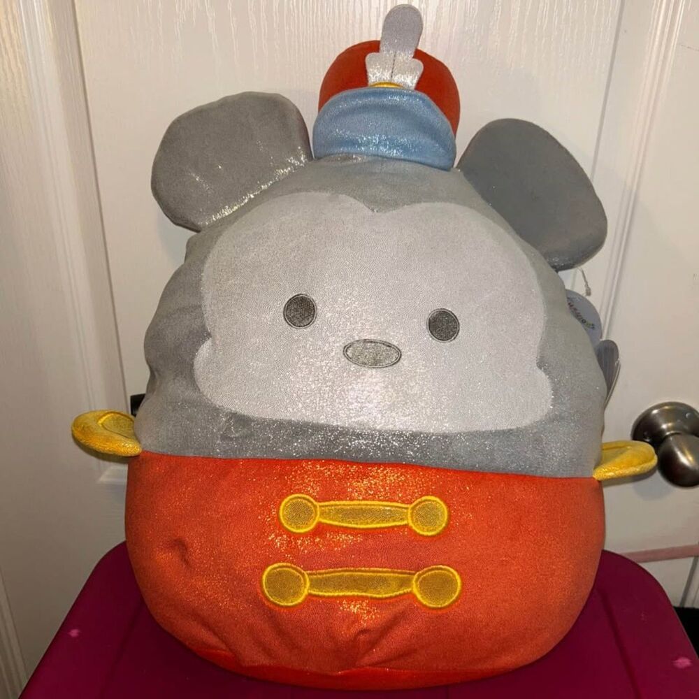 NWT Squishmallows Disney Band Leader Mickey Mouse 18" tall